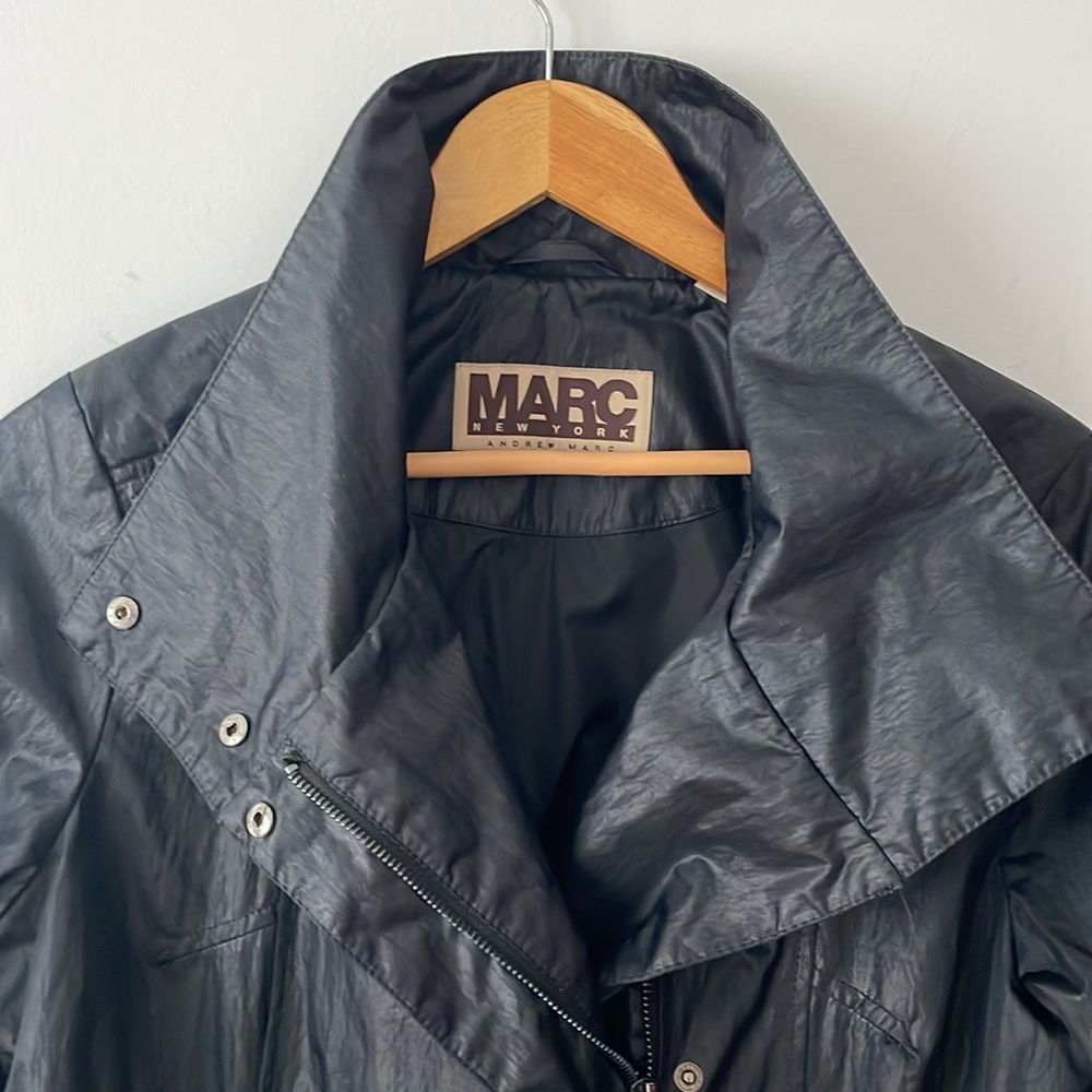 Marc New York black trench coat - Picture 4 of 4